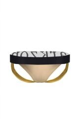 Erkek Sarı Deri Jockstrap