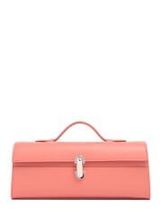 Savette Camellia smooth leather top handle bag