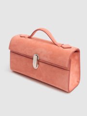 Savette The Symmetry suede pochette