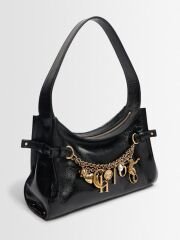 Chloé Charms shiny leather shoulder bag