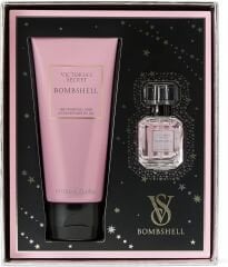 Victoria's Secret Bombshell Parfüm ve Losyonu İkili Hediye Seti