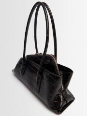 The Attico Small La Passeggiata embossed bag