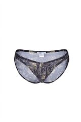 Desenli Transparan Erkek Slip