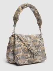 Diesel Medium Charm-D canvas shoulder bag