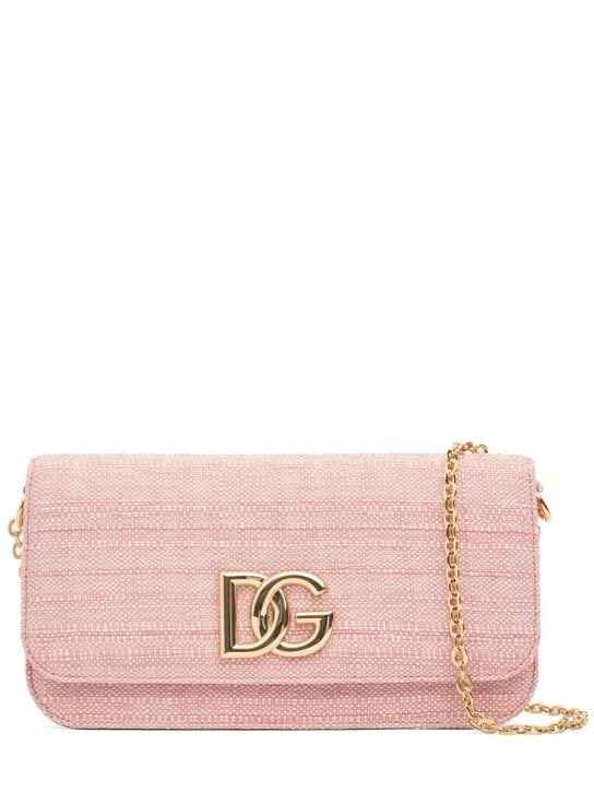 Dolce&Gabbana Raffia chain shoulder bag