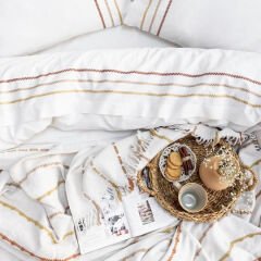 Schafer Home Cozy Nevresim Takımı 7 Parça-Ekru