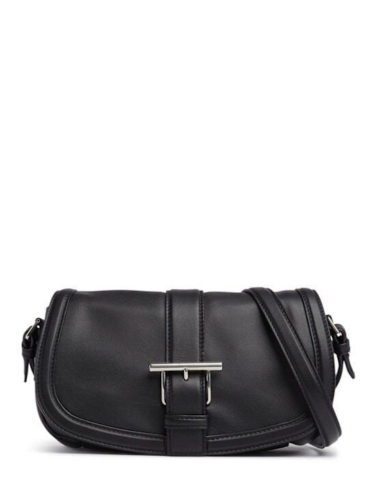 McQueen T-Bar leather shoulder bag
