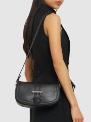 McQueen T-Bar leather shoulder bag