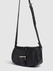 McQueen T-Bar leather shoulder bag