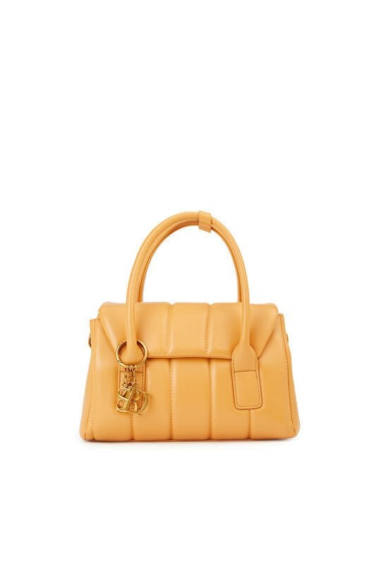 DIVARESE SMART Orange Quilted Women's Bag