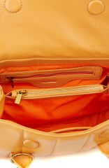 DIVARESE SMART Orange Quilted Women's Bag