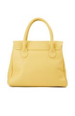 GEORGE HOGG SMART Yellow Women's Leather Bag