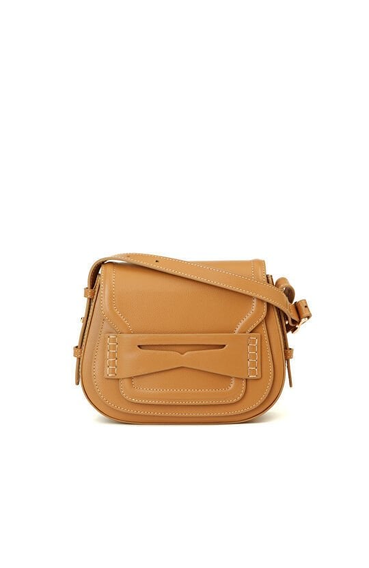 GEORGE HOGG SMART Caramel Women's Leather Bag