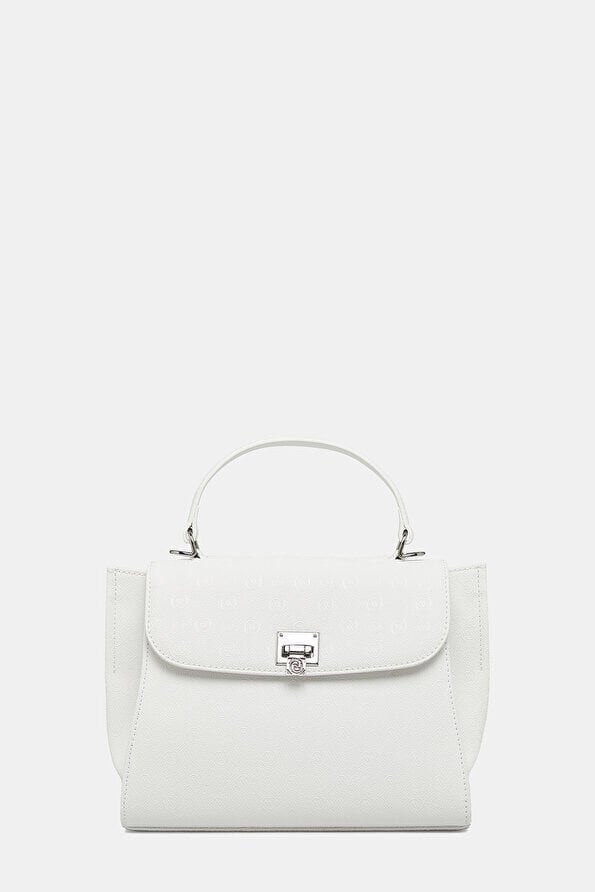 WHITE MONOGRAM BAG
