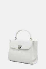 WHITE MONOGRAM BAG