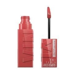 Maybelline New York Super Stay Vinyl Ink Uzun Süre Kalıcı Likit Parlak Ruj 15 Peachy