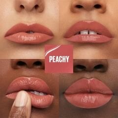 Maybelline New York Super Stay Vinyl Ink Uzun Süre Kalıcı Likit Parlak Ruj 15 Peachy