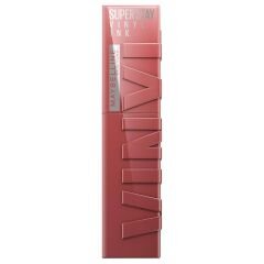Maybelline New York Super Stay Vinyl Ink Uzun Süre Kalıcı Likit Parlak Ruj 115 Peppy