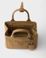 Prada Jardinière Cotton Canvas Mini Handbag