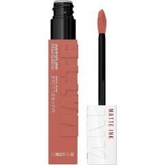 Maybelline New York Super Stay Vinyl Ink Uzun Süre Kalıcı Likit Parlak Ruj 115 Peppy