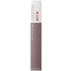 Maybelline New York Super Stay Matte Ink Likit Mat Ruj, 90 Huntress, Gri