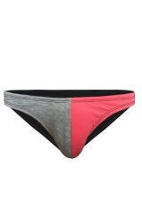 Erkek Gri Pembe Pamuklu Klasik Slip Külot S