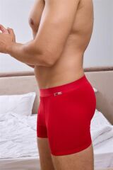 Erkek Kırmızı Bambu Boxer