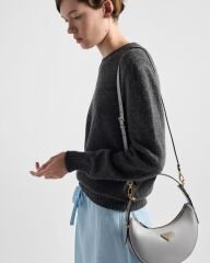 Prada Arqué Small Leather Shoulder Bag
