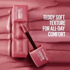 Maybelline New York Super Stay Teddy Tint Uzun Süre Kalıcı Likit Mat Tint 15 Skinny Dip
