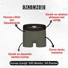 Erkek Yeşil Bambu Boxer