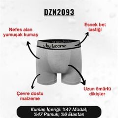 Erkek Gri Modal Boxer