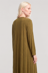 Akbeniz Uzun Kimono 3'lü Takım Yeşil