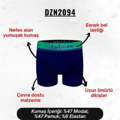 Erkek Lacivert Modal Boxer