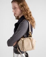 Prada Dangle Leather Top Handle Mini Bag