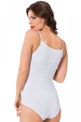 Akbeniz Bayan İp Askılı Çıtçıtlı Body 240