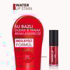 Flormar Water Lip Stain Kalıcı Mat Dudak Renklendiricisi No: 002