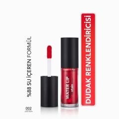Flormar Water Lip Stain Kalıcı Mat Dudak Renklendiricisi No: 002