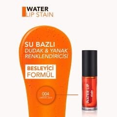 Flormar Water Lip Stain Kalıcı Mat Dudak Renklendiricisi No: 004