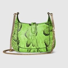 GUCCI JACKIE NOTTE PYTHON MINI BAG