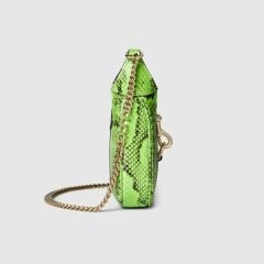GUCCI JACKIE NOTTE PYTHON MINI BAG