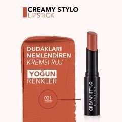 Flormar Creamy Stylo Yarı Parlak Bitişli Kremsi Ruj No: 001