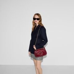 GUCCI BLONDIE PYTHON MEDIUM SHOULDER BAG