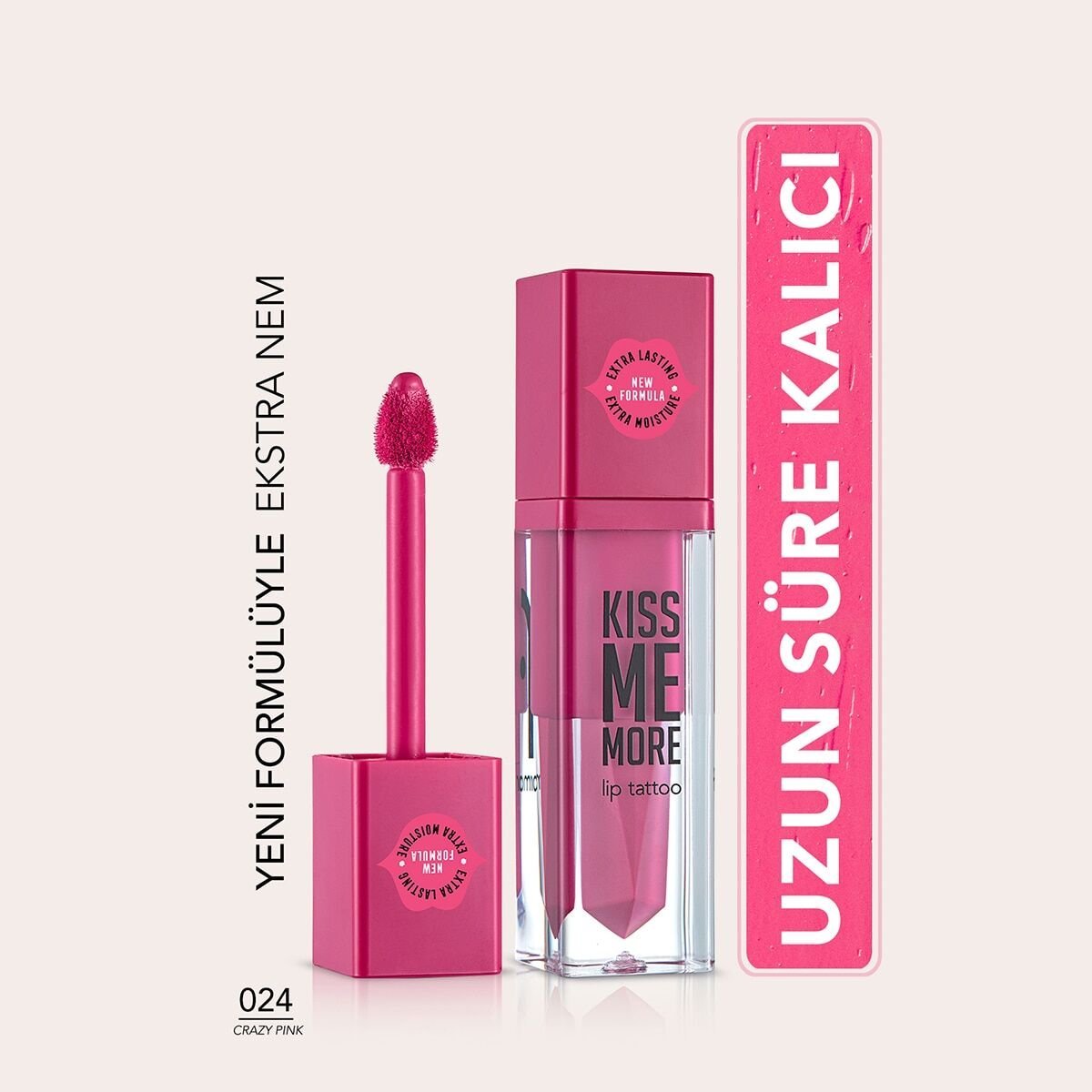Flormar Kiss Me More Lip Tattoo No: 024
