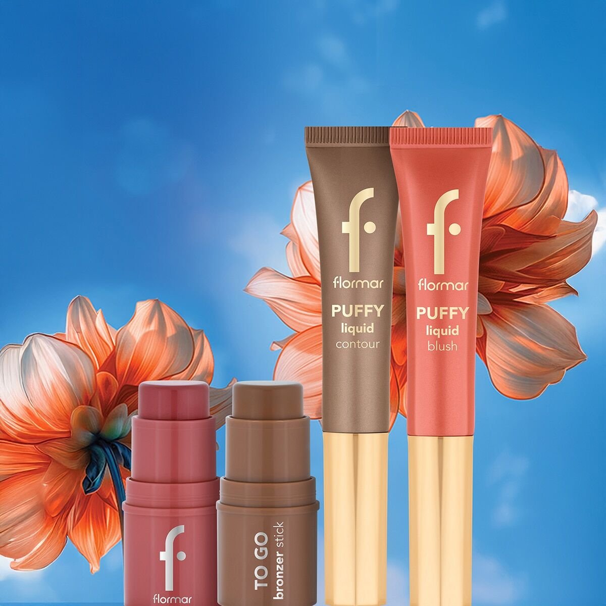 Flormar To Go Nemlendirici Etkili & Işıltılı Kremsi Stick Allık - 005 Charming Mauve