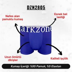 Geniş Lastikli Erkek Saks Boxer