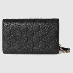 GG EMBLEM WALLET ON CHAIN