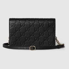 GG EMBLEM WALLET ON CHAIN