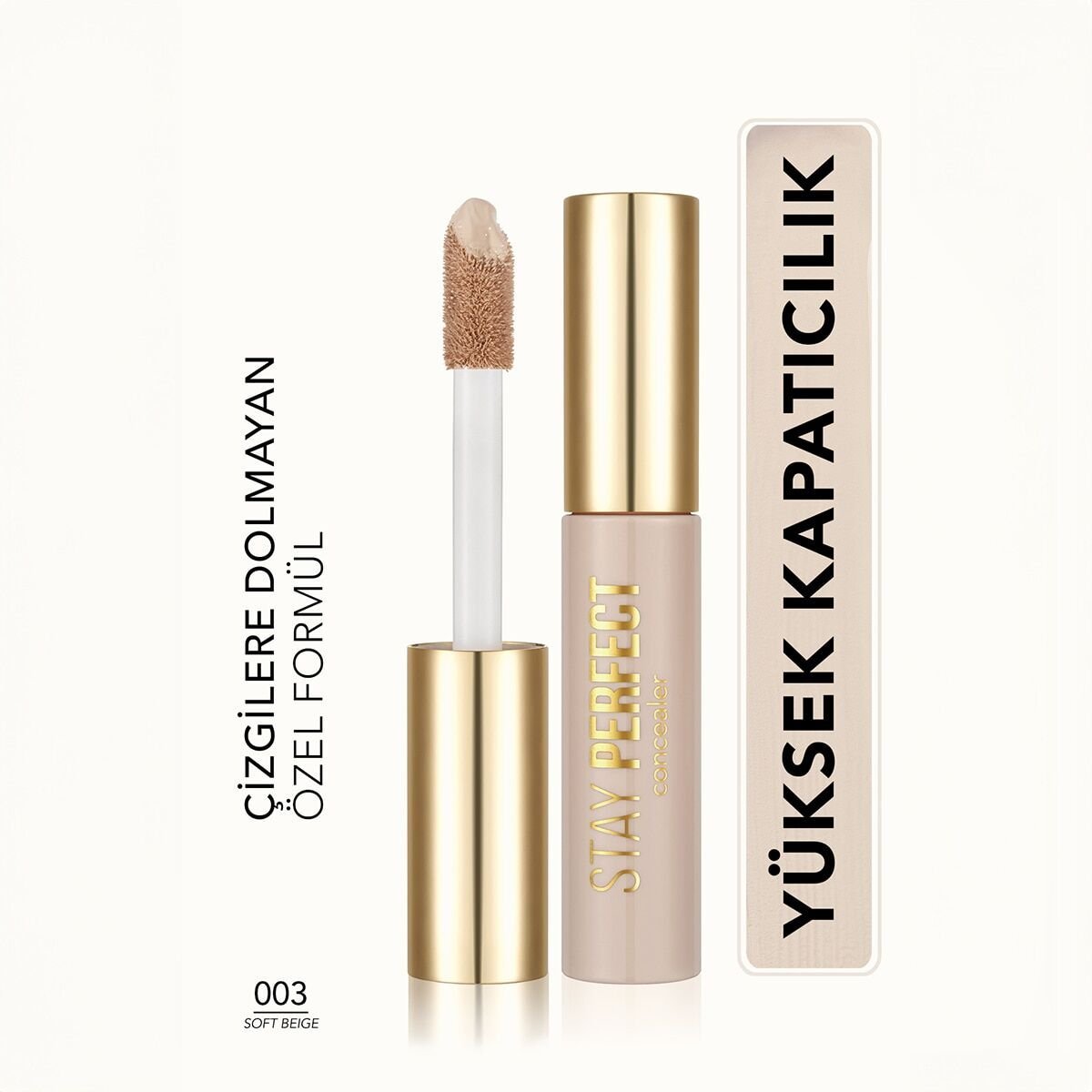 Flormar Stay Perfect Concealer Kremsi Likit Kapatıcı No: 03 Soft Beige