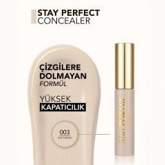 Flormar Stay Perfect Concealer Kremsi Likit Kapatıcı No: 03 Soft Beige
