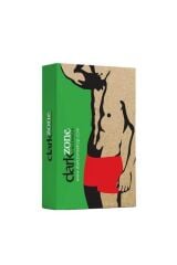 Beyaz Çizgili Kırmızı Erkek Boxer